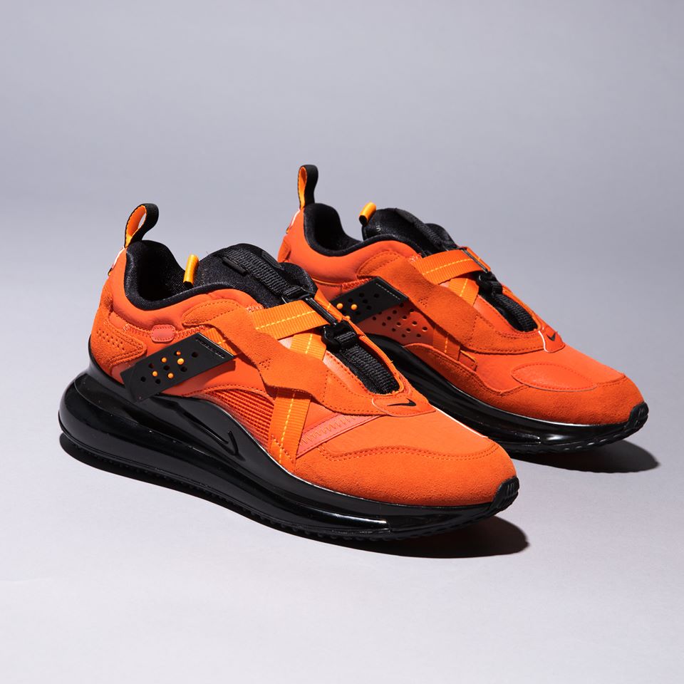 แนะนำรองเท้า Nike Air MAX 720 SLIP OBJ มาในโทนส้ม-ดำ ดีไซน์ล้ำสมัย