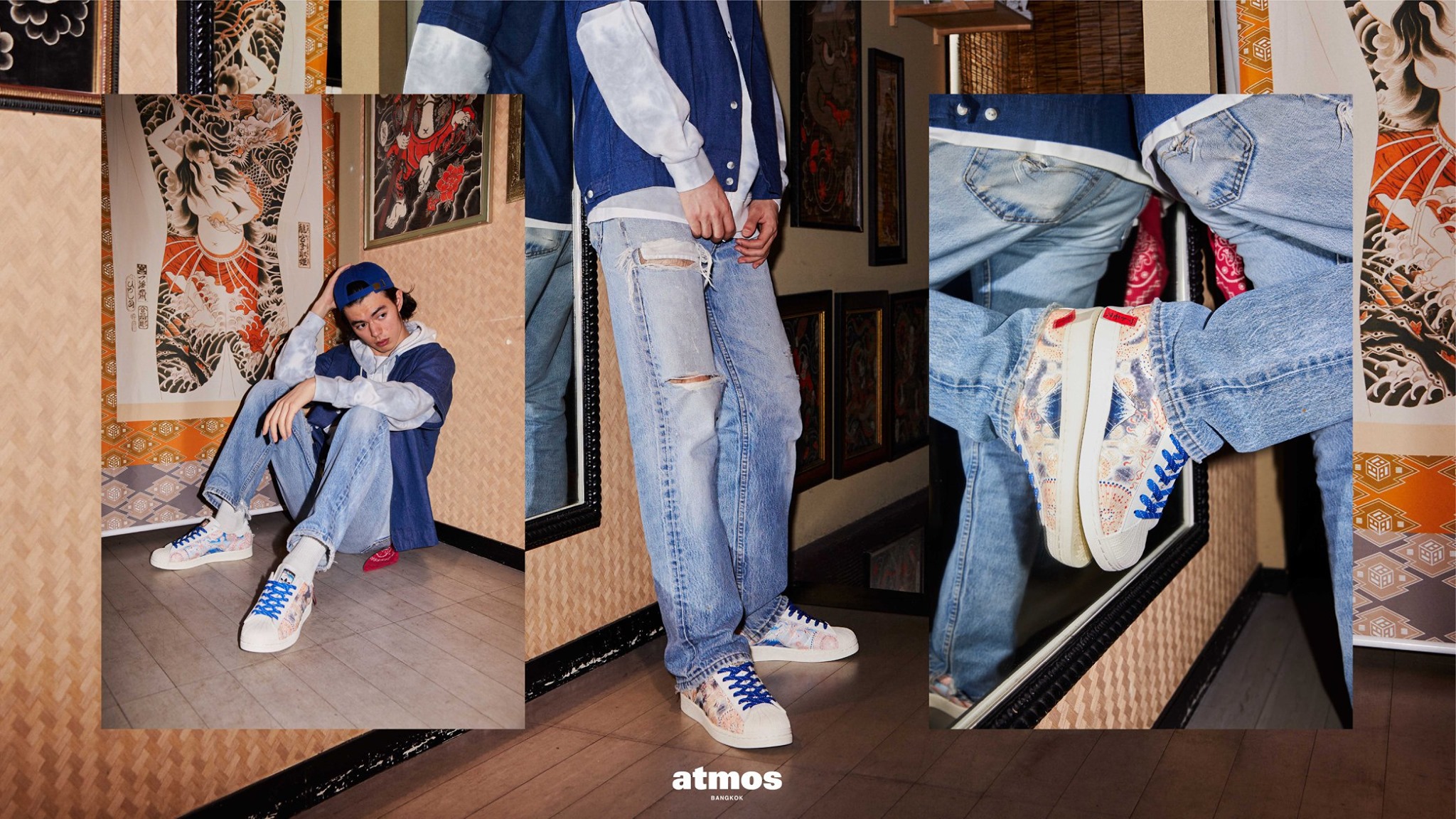 เปิดตัวรองเท้า atmos x TTT x adidas SUPERSTAR สนีกเกอร์ที่แฝงไปด้วยความงดงามของรอยสักญี่ปุ่น