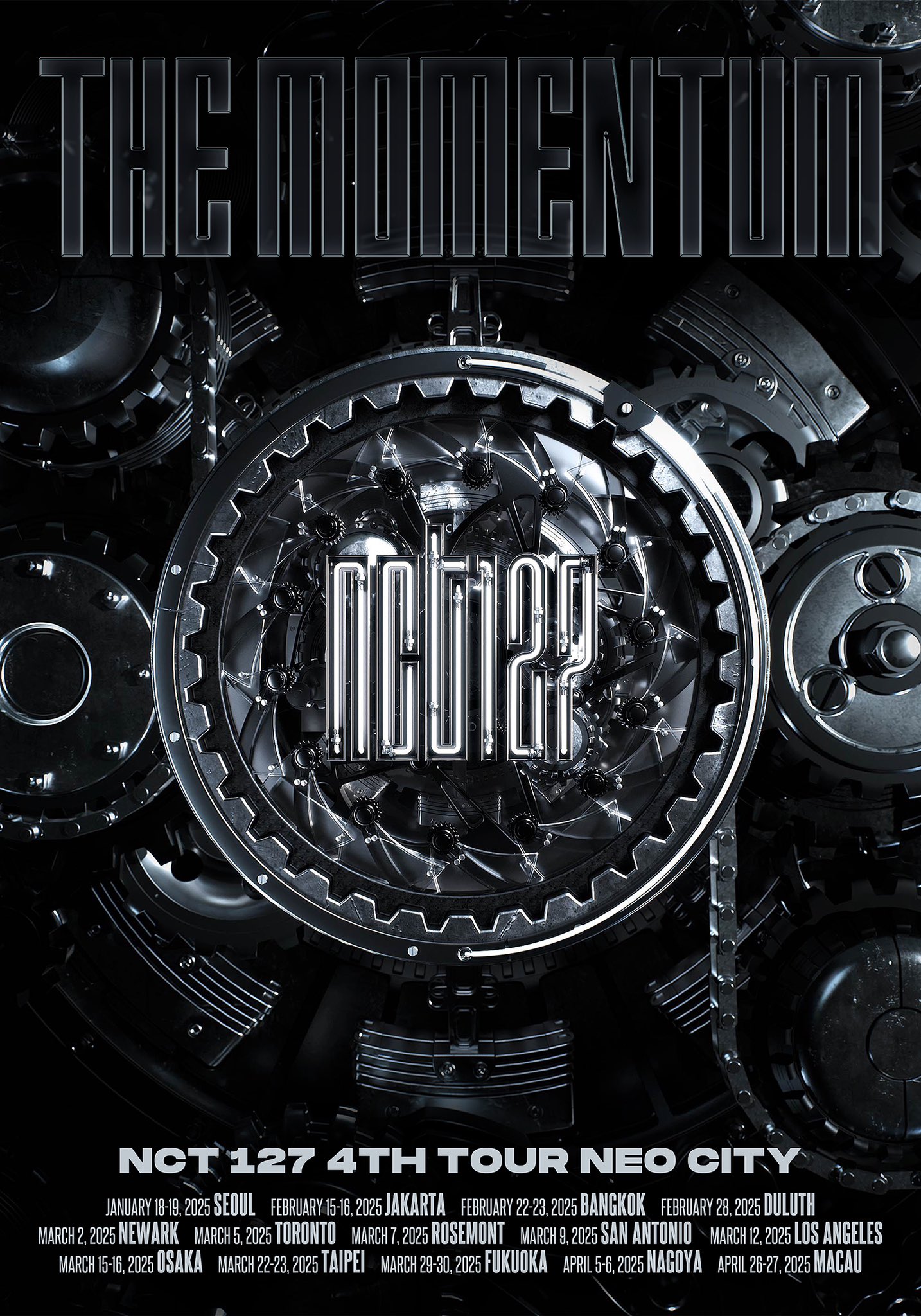 NCT 127 ประกาศตารางคอนเสิร์ตเวิลด์ทัวร์ 2025 “NEO CITY - THE MOMENTUM” สาวกพร้อมหรือยัง!?