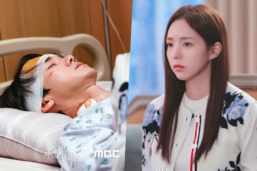 Chae Soo Bin ลุยปกป้อง Yoo Yeon Seok หลังเจอเขานอนหมดสติที่โรงพยาบาลในซีรีส์ When the Phone Rings