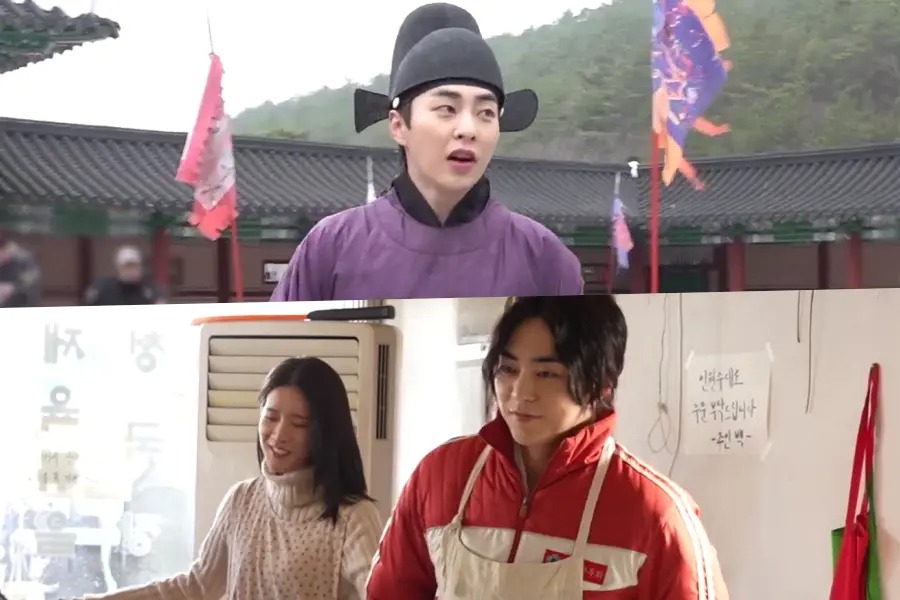 เคมีดีจนยิ้มไม่หุบ! Xiumin วง EXO และ Exy วง WJSN โชว์ความน่ารักในเบื้องหลังรายการ "Heo's Diner"