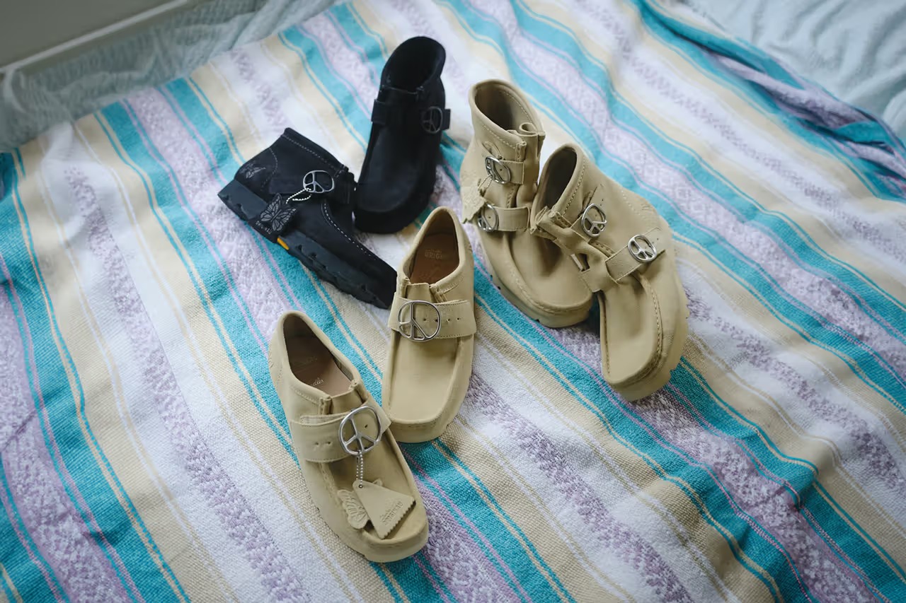 NEEDLES จับมือ Clarks ปล่อย Wallabee 3 สไตล์ใหม่! เท่จัด ใส่แล้วไม่ซ้ำใคร